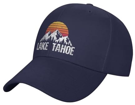 Laufmütze Lake Tahoe Golf Cap Abwaschbar Trucker Cap Strapazierfähig Für Camping Herren Laufen