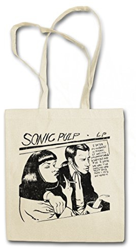 Urban Backwoods Sonic Pulp Hipster Bag Beutel Stofftasche Einkaufstasche