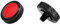 Ares Foto® Ergonomischer Auslöser *Kupfer & Kunstleder* Auslöseknopf Soft Release Button für Fujifilm Leica Canon Nikon Sony Olympus *SCHWARZ & ROT*