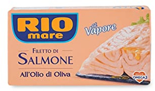 Rio Mare filetto di Salmone cotto a vapore gedämpft Lachsfilet Olivenöl 125g