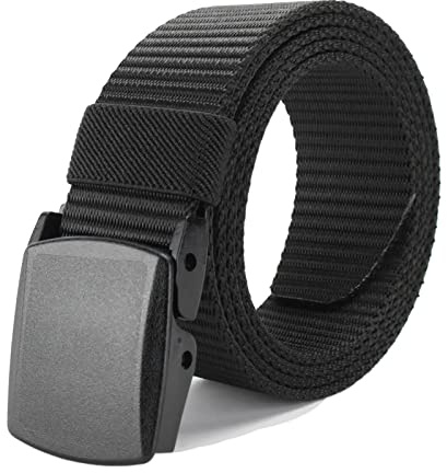 Herren Taktischer Gürtel Herren Schnalle verdicken Nylon Canvas Gürtel für Männer