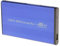 Carcasa para disco duro externo USB 2.0 IDE (2,5, 6,35 cm), color azul