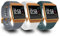 AIUNIT Kompatible Ionic Armbänder für Herren, Damen, Teenager, Kinder, klein, mit gebrannter orangefarbener Schnalle, Ersatz-Armband, Sport-Zubehör, Armband Smart Watch, Grau, Weiß, Blau