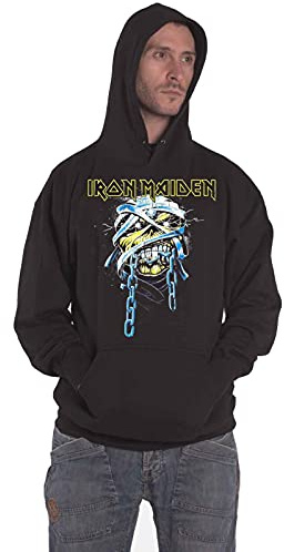 Iron Maiden Powerslave Band Logo Nue Official Men's Hoodie Black