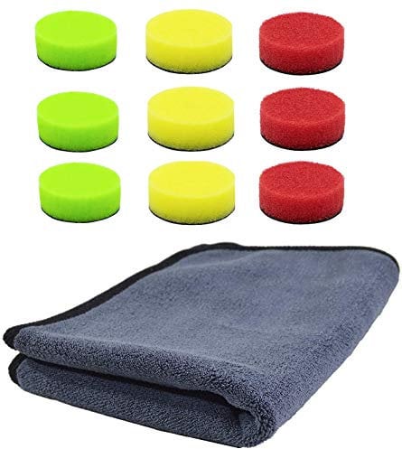ADVANTUSE - Liquid Elements A1000 Pads 40mm - (3X grob 3X mittel 3X fein + Tuch)