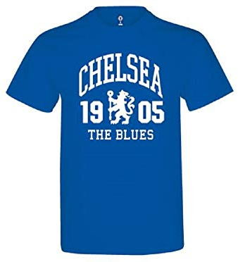 Chelsea FC The Blues T-Shirt für Erwachsene, Königsblau