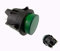 Interruptor de presión empotrable (diámetro 25 mm, 250 V, 16 A, conector plano de 6,3 mm), color verde