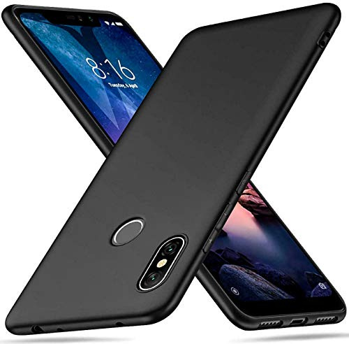 COPHONE® Cover per Xiaomi REDMI NOTE 7 Cover Nero Silicone Case Redmi Note 7 Molle di TPU Sottile Custodia per Xiaomi Redmi Note 7