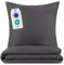 Blumtal - Funda nórdica de 140 x 220 cm + Fundas de Almohada de 50 x 70 cm, Certificado Oeko-Tex, Juego de 2 Piezas de Microfibra, Funda nórdica para Cama Individual, Antracita