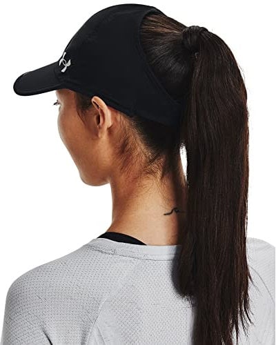 Under Armour Damen Iso-Chill Launch Wrapback Mütze, Schwarz (001)/Reflektierend, Einheitsgröße