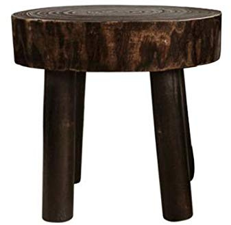 HUIKJI - Mini sgabello in legno per fiori, supporto per piante da interni, in legno, per fioriere, per interni, esterni, casa, patio