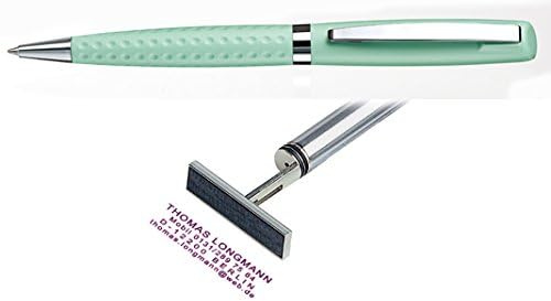 NEU, Stempelkugelschreiber HERI Classic G light, türkis, 6490