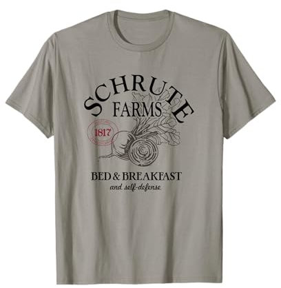 The Office Etiqueta grande de Schrute Farms Camiseta