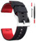 hemsut h 18mm Silikon Uhrenarmbänder, Quick Release Silicone Watch Band Kautschuk Uhrenarmband für Männer Frauen weichen Ersatz