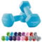 Miweba Sports Neopren Hantelset NKH100 | 𝐏𝐫𝐨𝐟𝐢 Hantel - Hexagon Hanteln Set - Kurzhanteln - Kurzhantel Set - Gymnastikhanteln - Hantel Set - Dumbbell - 0,5-10 Kg (2X 2.0 kg, Türkis)