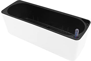 CANDeal Fioriera Rettangolare Autoirrigante da 40 cm con Indicatore del Livello dell'Acqua, Fioriera per Finestre, Fioriera Decorativa per Tutte Le Piante da Casa Fiori Erbe, Decorativa Moderna