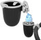 Agatige Pram Cup Holder, Universal Drink Coffee Cup Holder for Stroller Silicone Bike Cup Holder Adjustable Baby Bottle Organizer for Stroller, Bike, Treadmill, Walker