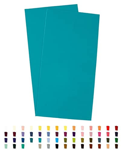 Sandras-Bastelladen 2er Set Kerzen Verzierwachsplatten - 200 x 100 x 0,5mm Pastellblau