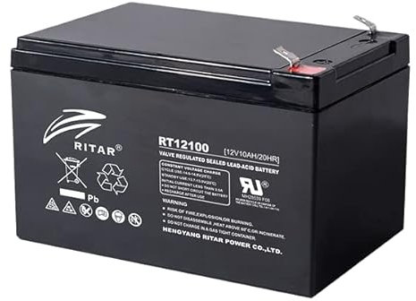Ritar 12V-10Ah Replacement Battery for Mobility and General use Dimensions: 151 x 65 x 111mm