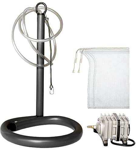 Worm Brew - Compost Tea & Worm Casting Tea Brewer - 5 Gallon Bucket Aerator (Pump Included) D10