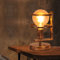 AIRTWESD Lampe de table décorative,Rétro Atmosphère Lampe,Lampe de bureau en métal E27 Lampe Chevet de Nuit Abat-jour Chambre avec Interrupteur (No Bulb)