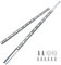 Cjueiom 10 Pack 16 Inch / 406mm Drawer Slides Runners, Silver Ball Bearing Drawer Slides Rail Metal Two Way Slide Track Rail, 17mm Wide Keyboard Tray Runners for Grooved Drawers Cabinet Cupboard