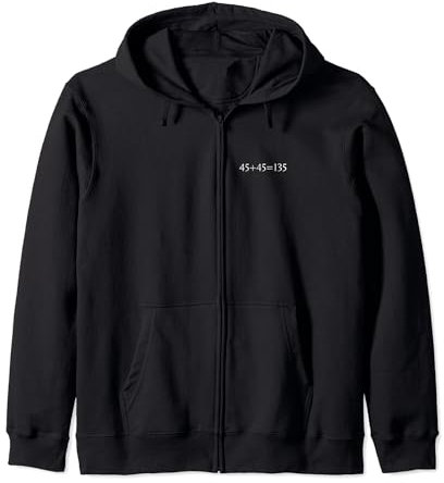 Gym Pump Cover 45 workout Zip Hoodie