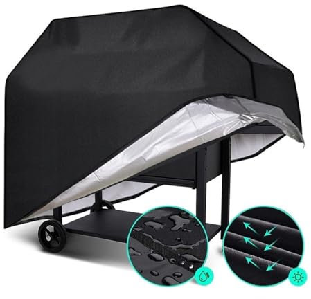 Schutzhülle Gartenmöbel wasserdichte BBQ-Grillabdeckung Grillabdeckung Anti-Staub-Regen-UV-Schutz for Gas-Holzkohle-Elektrobarbe-Grillzubehör for den Garten im Freien (Color : XL)