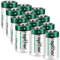 Rapthor CR2 3V Lithium Battery Non-rechargeable CR2 Batteries PTC Protected CR15H270 for Flashlights, Digital Cameras, Toys, Alarm Systems 12 Pack