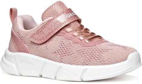 Geox J ARIL Girl B Sneaker, Lt Rose, 32 EU