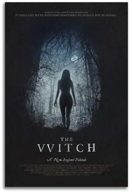 ydhgebn Poster The Witch, Wandkunst, Vintage-Poster, dekoratives Gemälde für Schlafzimmer, Wohnzimmer, ästhetisches, elegantes Poster, 30 x 45 cm, ungerahmter Stil
