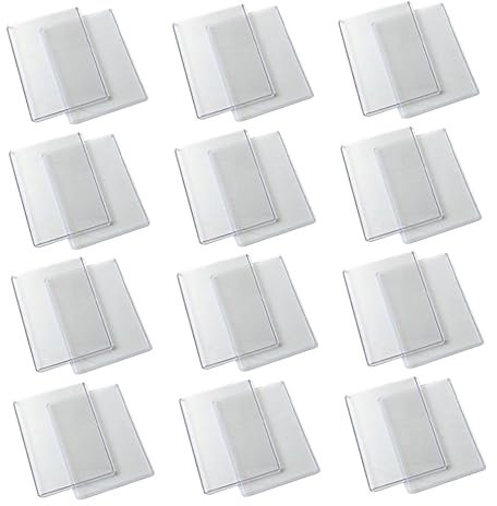 HONMEET 50stücke Kartenhüllen Transparente Doppelseitige Schutzcover Für Spielkarten Kratzfest Zur Aufbewahrung Spielen Von Sammelkarten Und Tcg