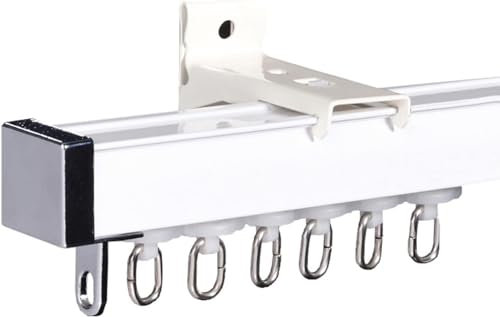 Ensemble de tringle à rideau de plafond pour montage mural de 10 à 5 m de large, rail de séparation de pièce pour l'intimité dans le salon, camping-car, kit de tringle à rideau de douche