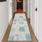 RxueSug Läufer Flur Teppich, Lang 90 x 200 cm Küche Teppich, Bettumrandung Läufer, Modern Flur Läufer Teppich, rutschfest Waschbar, für Wohnzimmer, Flur, Schlafzimmer, Esszimmer