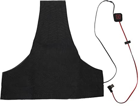 Glomora Elektrisches USB-Heizkissen, Winterbeheizte Legierungsfaserheizung USB-Rückenpolster, elektrisches wasserdichtes warmes Bekleidungsset waschbar und temperaturverstellbar