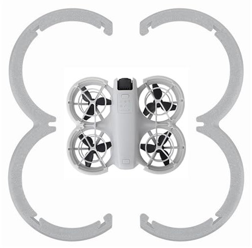 Editbar NEO - Protezione elica per drone DJI Neo – Anelli di protezione dell'elica, protezione da collisioni e graffi, accessori di protezione leggeri per eliche DJI Neo e corpo del drone (grigio)