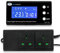 Digital Reptile Thermostat with LCD Display, Day/Night Dimming Thermostat for Reptile Tank, High Accuracy Temperature Control and Timer for Aquarium or Terrarium
