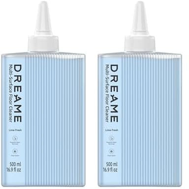 Dreame Solution de nettoyage pour les aspirateurs H14/H14Pro/H14Dual, nettoie tous les types de sols durs tels que le bois, le marbre, le carrelage, bouteille de 500ml (Lot de 2)