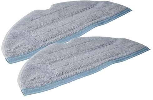 vhbw 2x Lingettes de nettoyage microfibre compatible avec Roborock S8, S7+, S7, S7 MaxV, S7 MaxV Plus, S7 maxV Ultra aspirateur robot