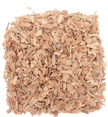 GATHINESS Copeaux de Bois de Hickory pour Barbecue et Fumoir, 1 Paquet, Facile à Utiliser, pour Grillades en Extérieur, Bois Naturel pour Viandes et Aliments