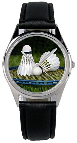 KIESENBERG Badminton Geschenk Artikel Idee Fan Uhr B-2826