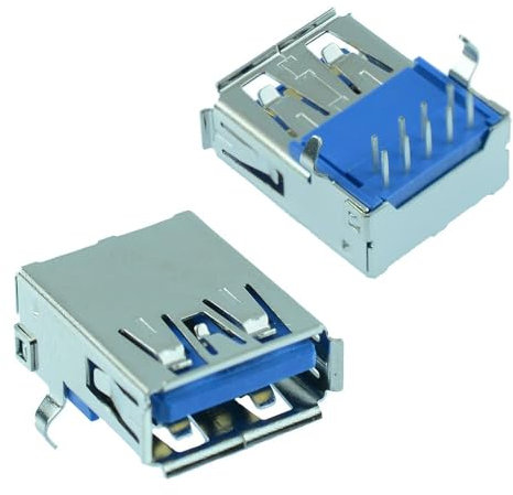 10 x USB 3.0 Type A Right Angle Socket