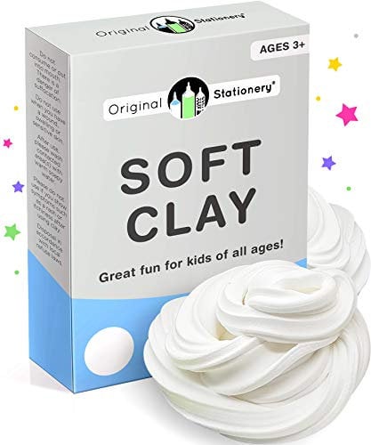 Original Stationery Soft Clay per Slime - Argilla Soffice Forniture per lo Slime al Burro e la Roba da Modellare Aggiungi la Pasta alla Colla e Schiuma da Barba 260 Grammi