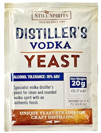 Still Spirits Distillers Vodka Yeast 20g for 25L 18% ABV