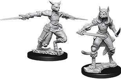Dungeons & Dragons D&D Nolzur's Marvelous Miniatures - Female Tabaxi Rogue (6 Units)