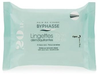 Toallitas Desmaquillantes Con Aloe Vera Piel Sensible 20U.