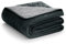 AmeliaHome Tagesdecke 170x210 cm Anthrazit Silber zweiseitig Steppung Velvet Samt Laila