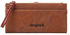 Desigual Mone_Deja Vu Pia, Accessoire Portefeuille de Voyage Femmes, Brown, U