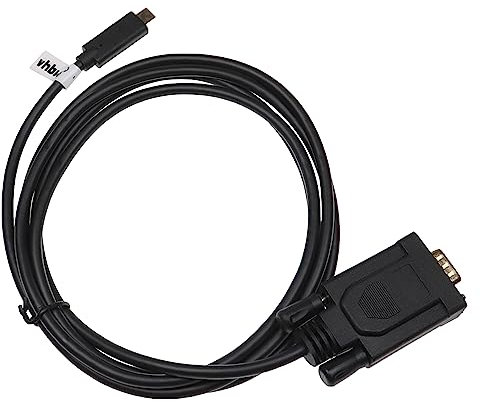 vhbw Adaptador USB C a VGA para PC, Monitor, televisor, proyector - Cable Adaptador USB-RCA, 180 cm