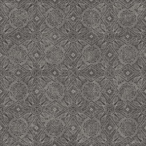 Bazaar G78316 Papier peint Motif cachemire marocain Gris anthracite